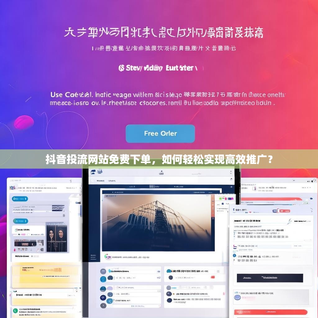 抖音投流网站免费下单，如何轻松实现高效推广？