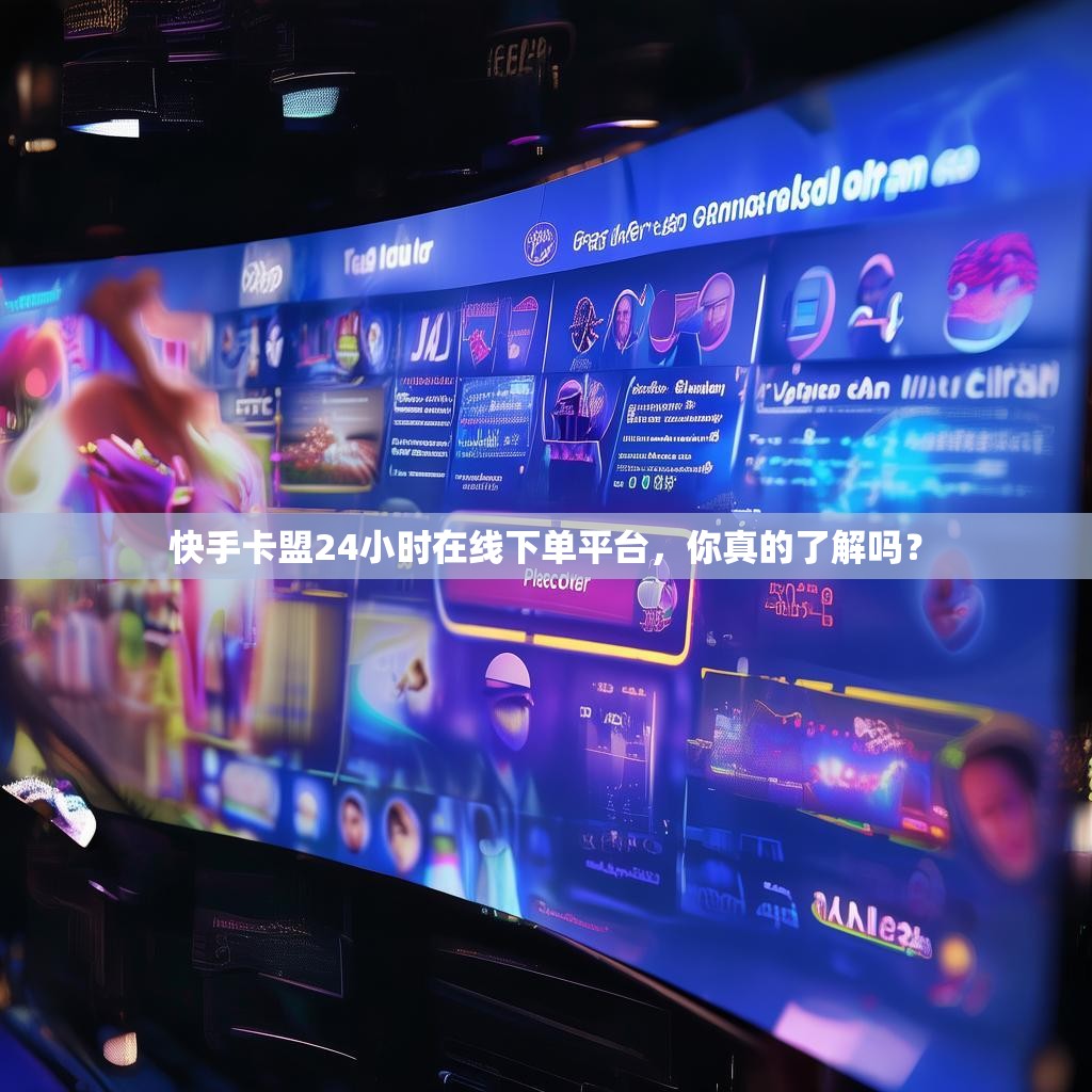 快手卡盟24小时在线下单平台，你真的了解吗？