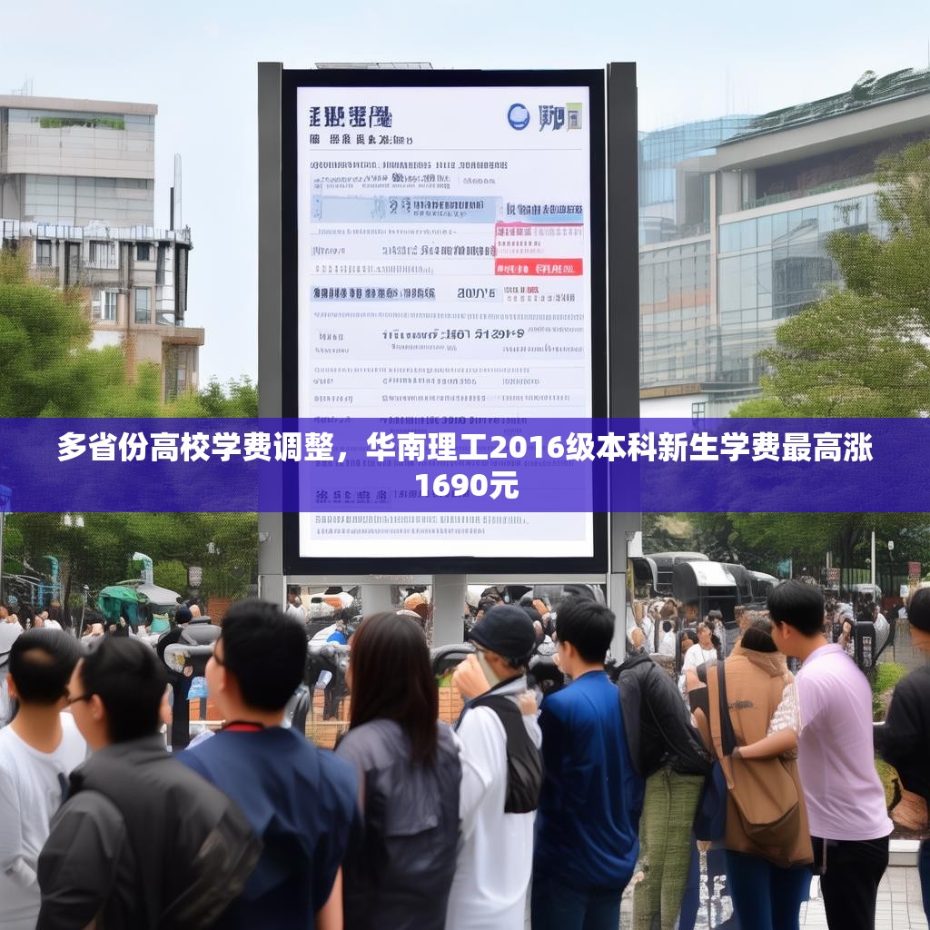 多省份高校学费调整，华南理工2016级本科新生学费最高涨1690元