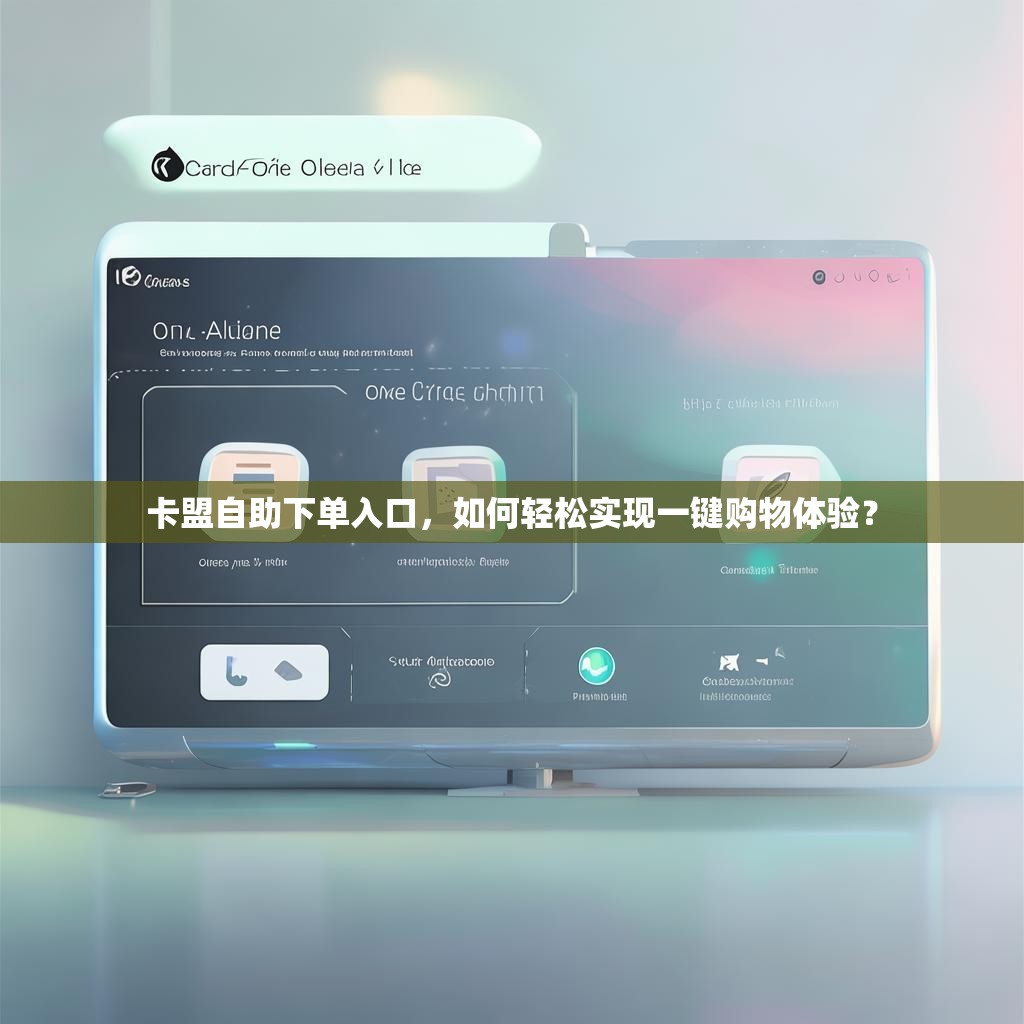 卡盟自助下单入口，如何轻松实现一键购物体验？