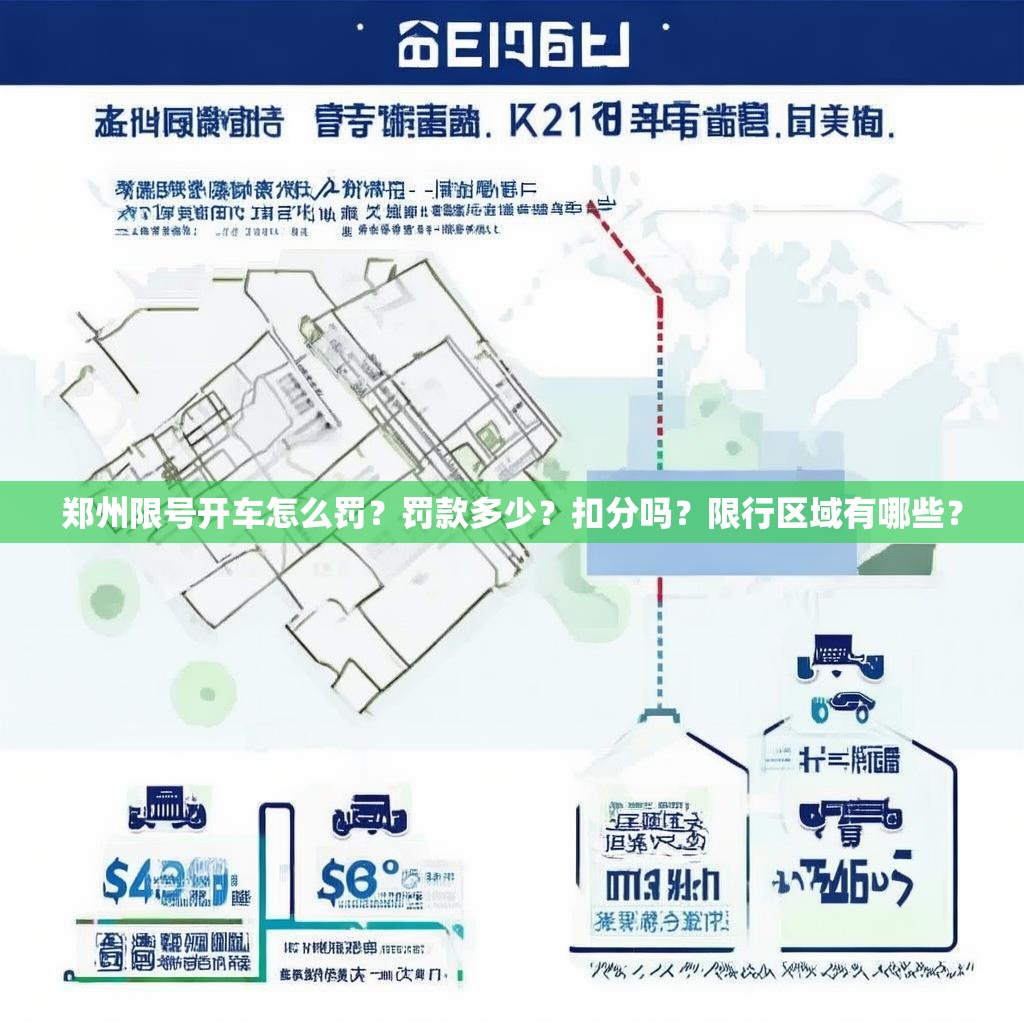 郑州限号开车怎么罚？罚款多少？扣分吗？限行区域有哪些？