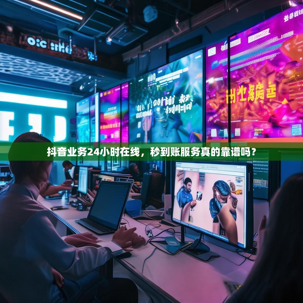 抖音业务24小时在线，秒到账服务真的靠谱吗？