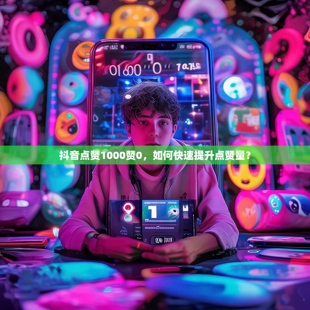 抖音点赞1000赞0，如何快速提升点赞量？