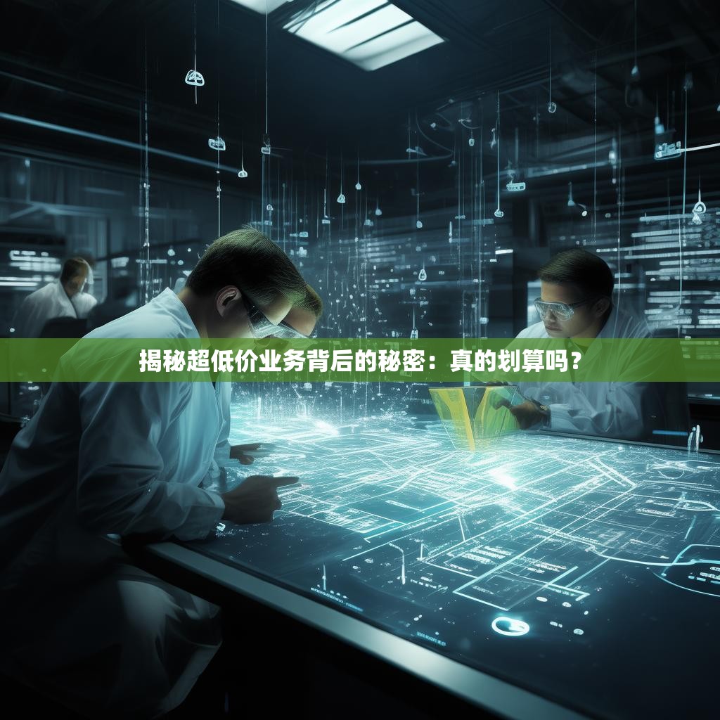 揭秘超低价业务背后的秘密：真的划算吗？