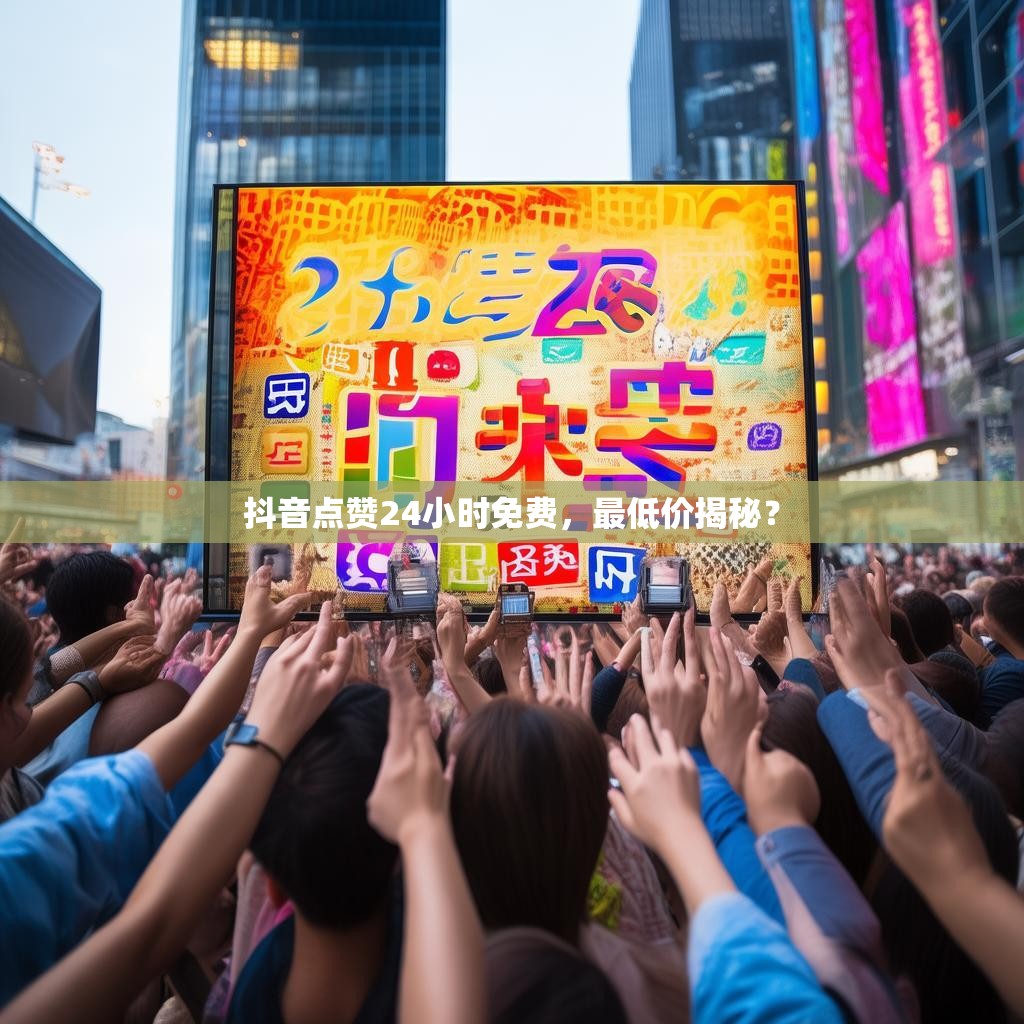 抖音点赞24小时免费，最低价揭秘？