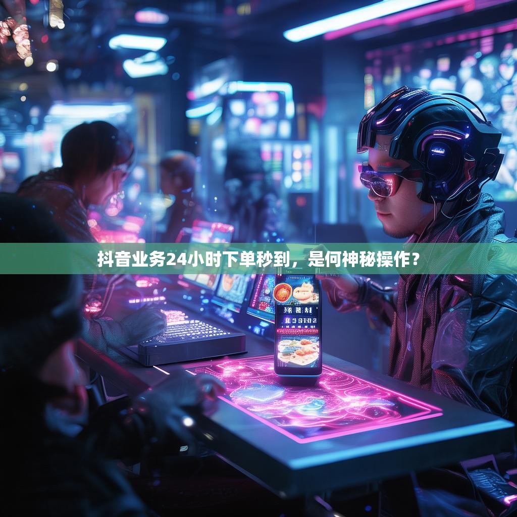 抖音业务24小时下单秒到，是何神秘操作？