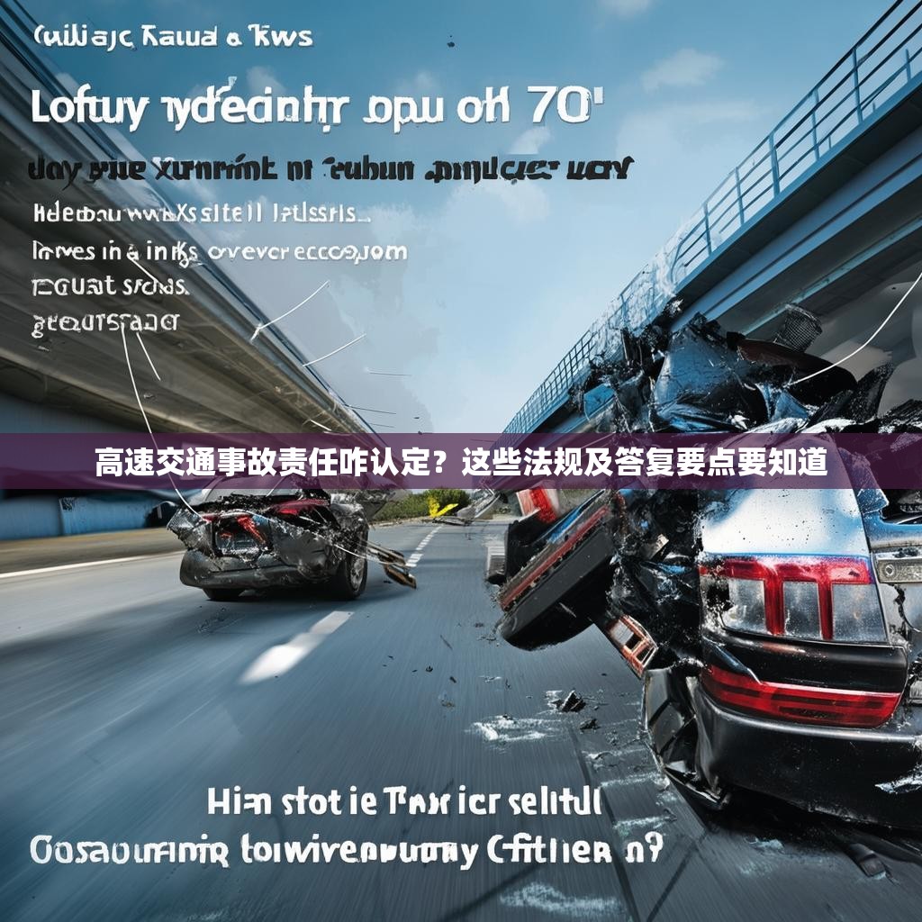 高速交通事故责任咋认定？这些法规及答复要点要知道