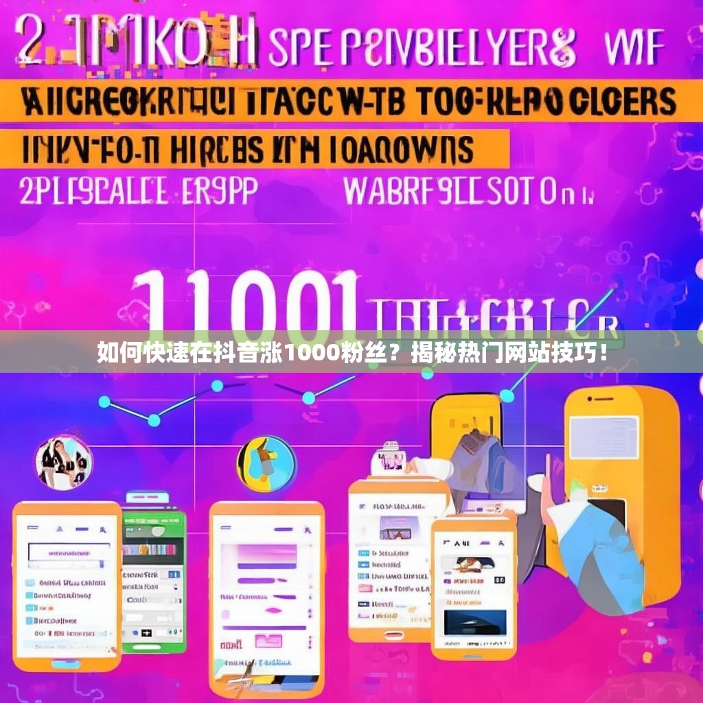 如何快速在抖音涨1000粉丝？揭秘热门网站技巧！