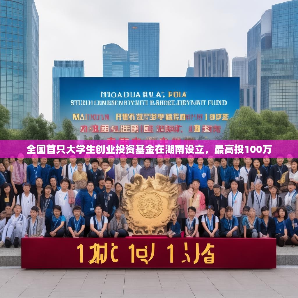 全国首只大学生创业投资基金在湖南设立，最高投100万