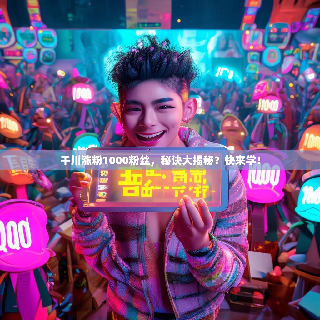 千川涨粉1000粉丝，秘诀大揭秘？快来学！