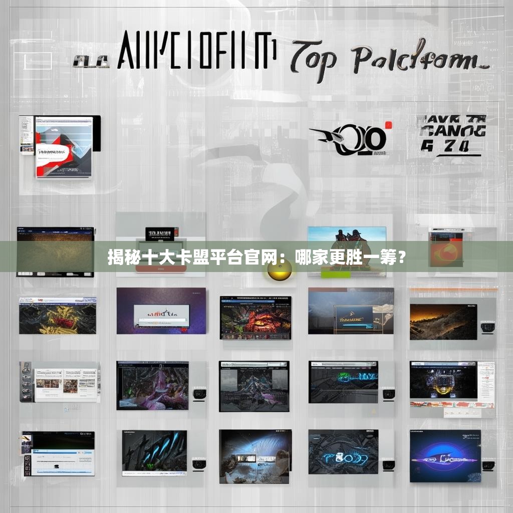 揭秘十大卡盟平台官网：哪家更胜一筹？