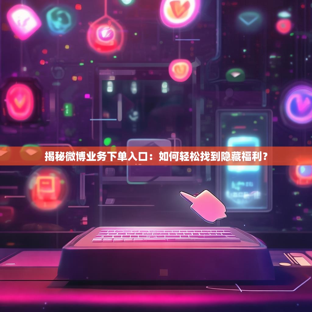 揭秘微博业务下单入口：如何轻松找到隐藏福利？