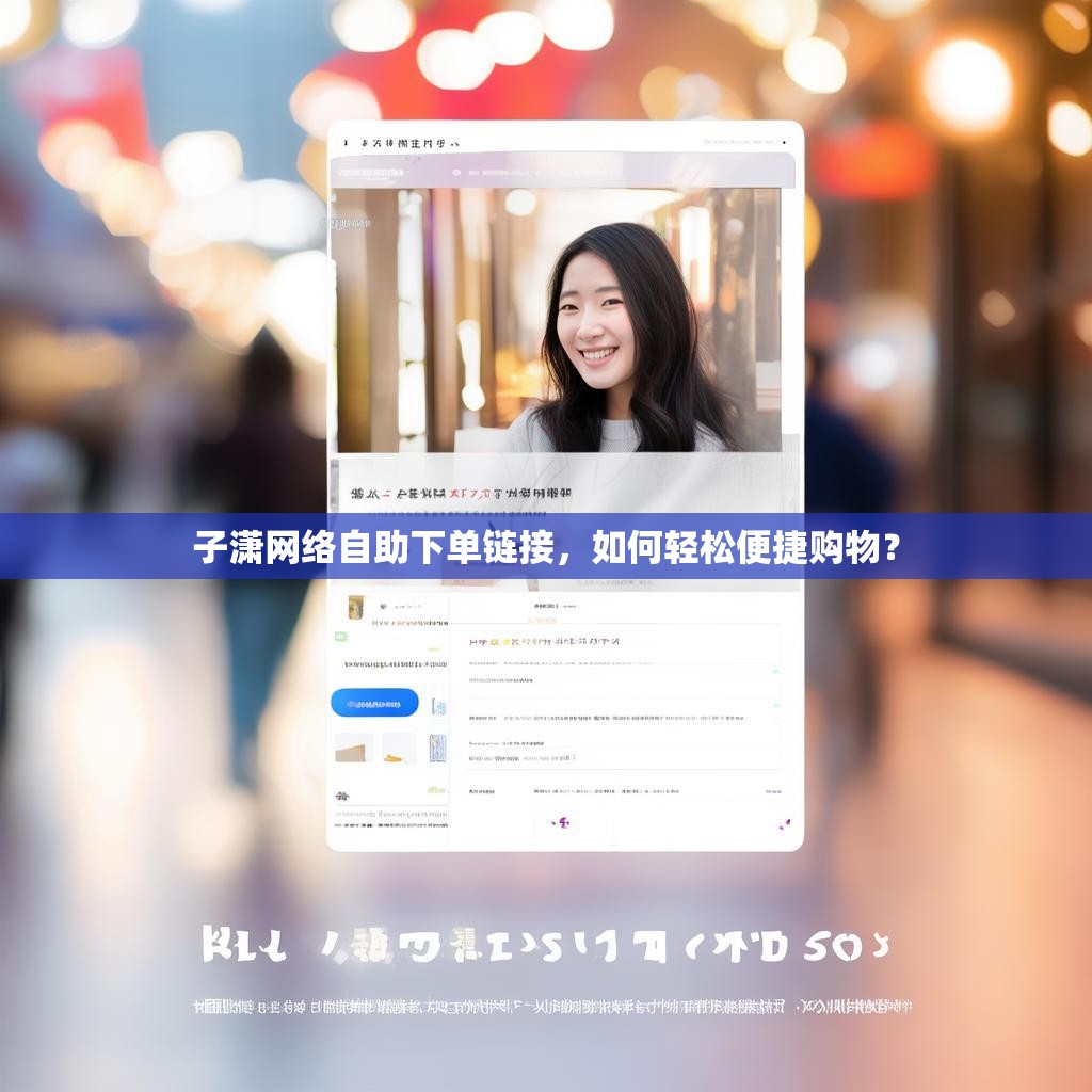 子潇网络自助下单链接，如何轻松便捷购物？