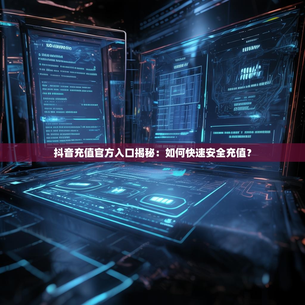 抖音充值官方入口揭秘：如何快速安全充值？