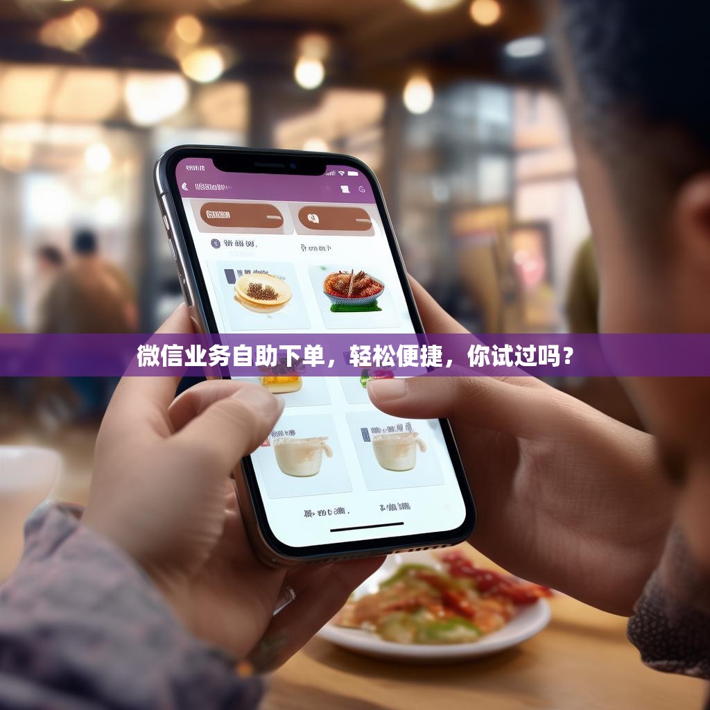微信业务自助下单，轻松便捷，你试过吗？