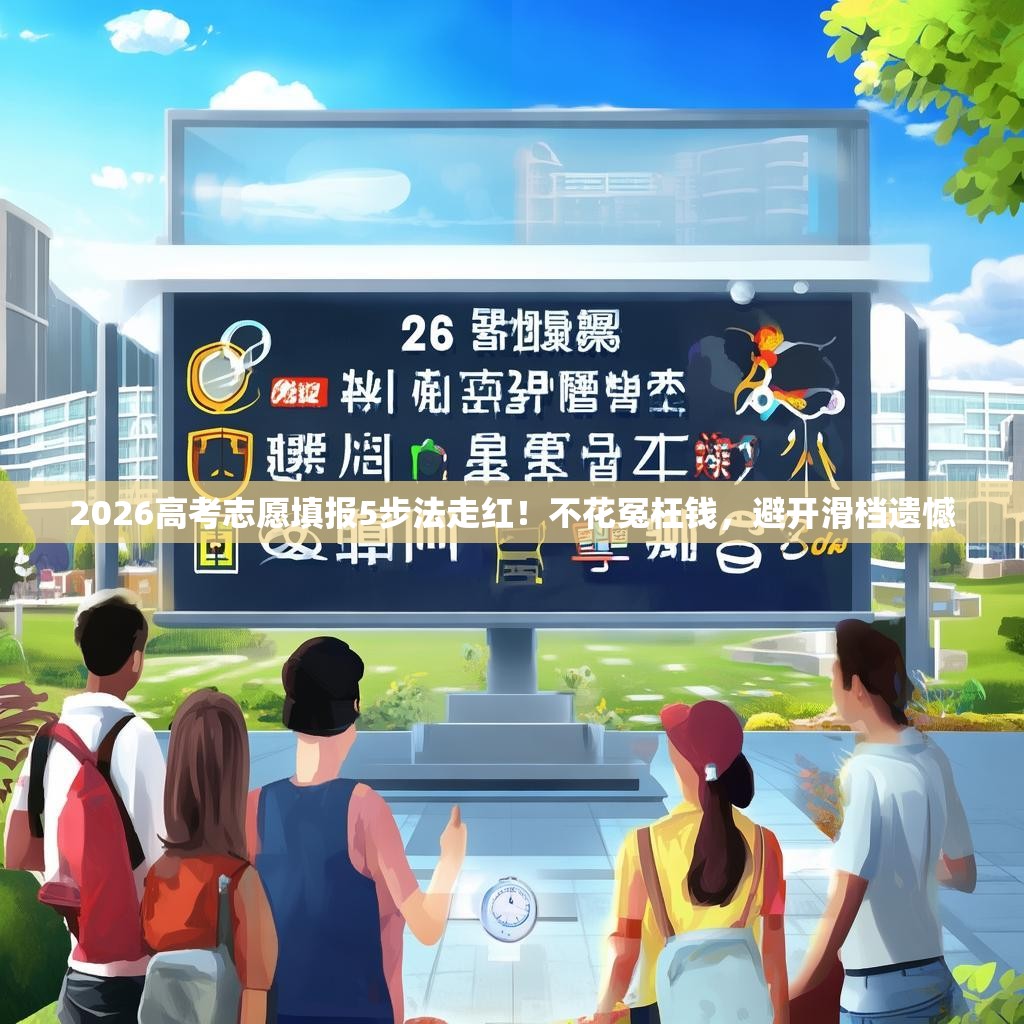 2026高考志愿填报5步法走红！不花冤枉钱，避开滑档遗憾