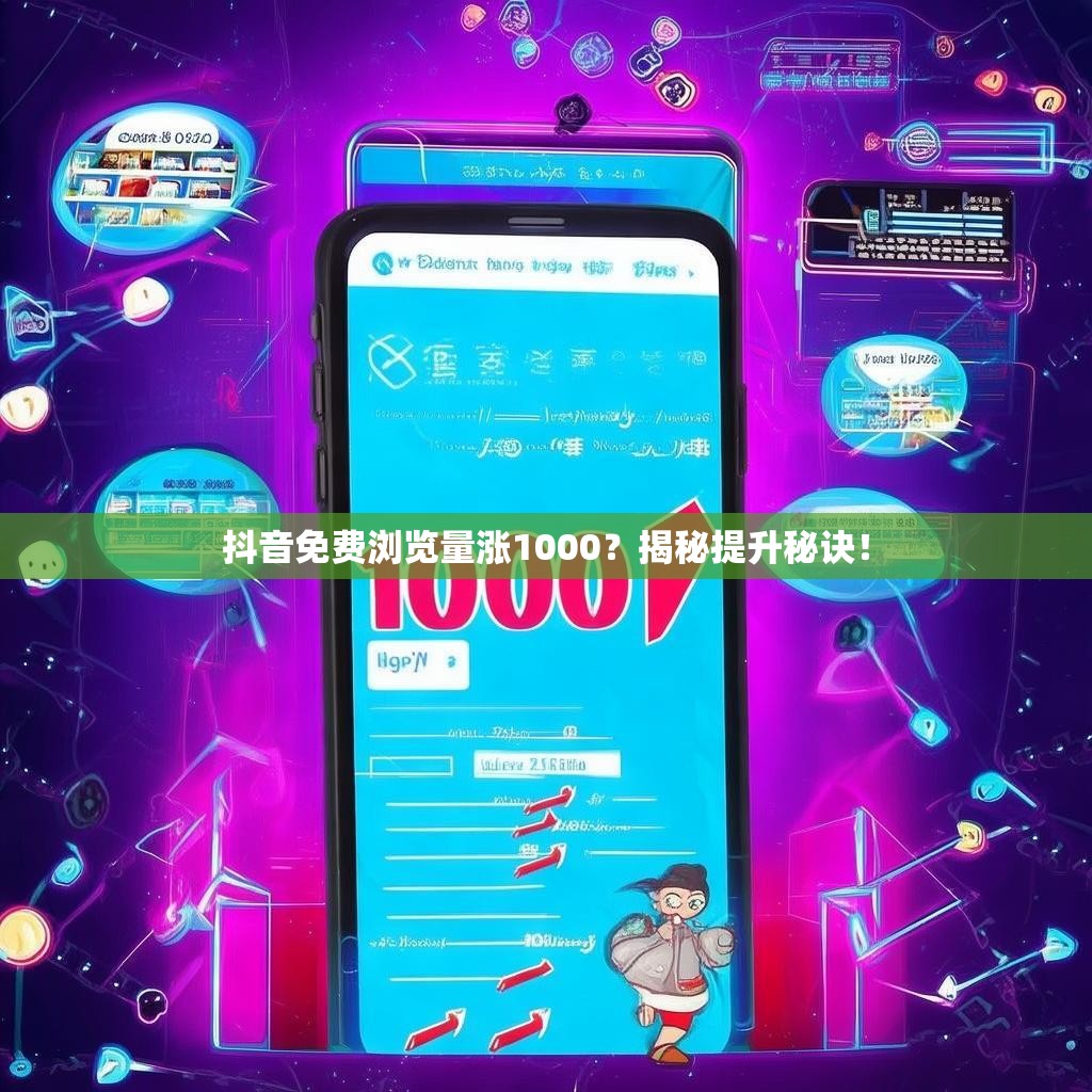 抖音免费浏览量涨1000？揭秘提升秘诀！