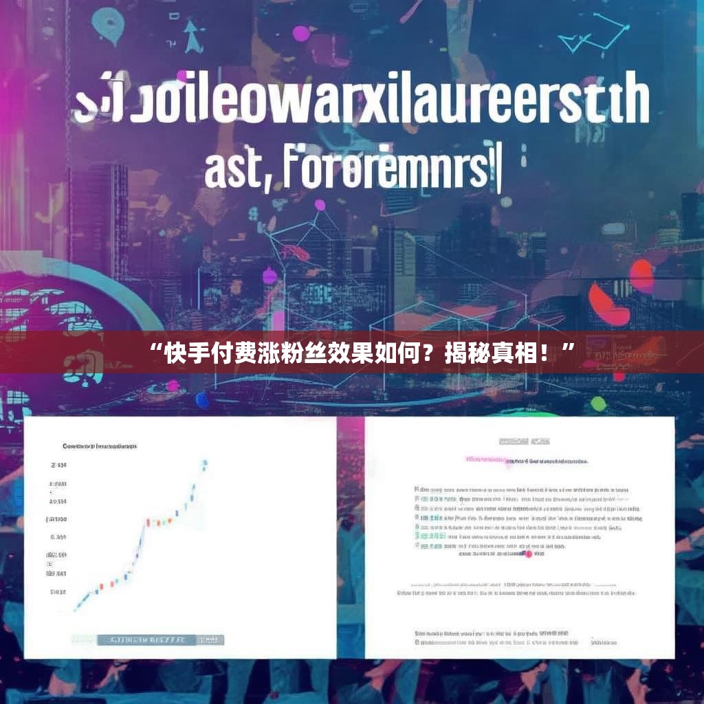 “快手付费涨粉丝效果如何？揭秘真相！”