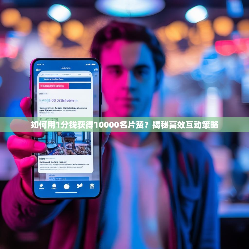 如何用1分钱获得10000名片赞？揭秘高效互动策略
