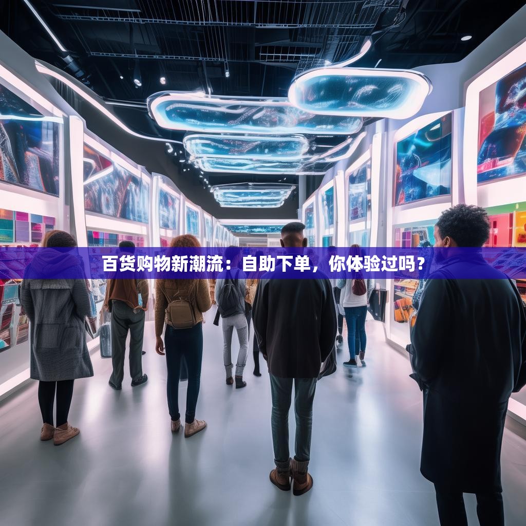 百货购物新潮流：自助下单，你体验过吗？