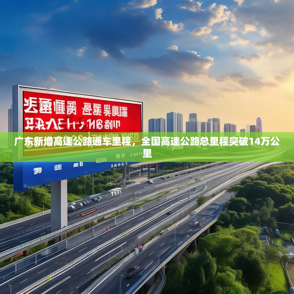 广东新增高速公路通车里程，全国高速公路总里程突破14万公里