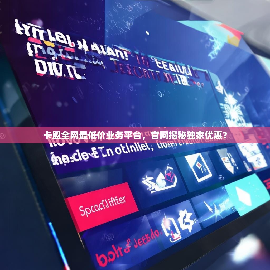 卡盟全网最低价业务平台，官网揭秘独家优惠？