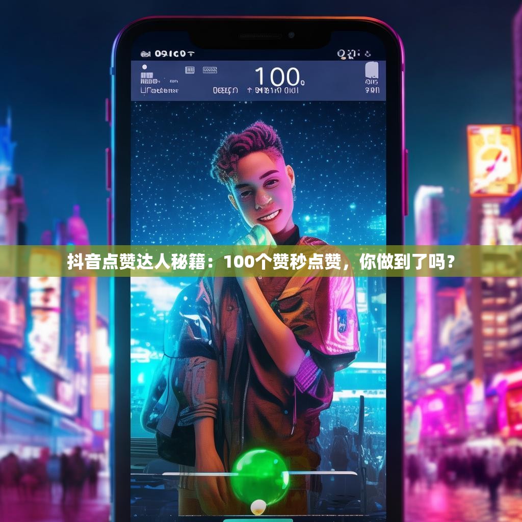 抖音点赞达人秘籍：100个赞秒点赞，你做到了吗？