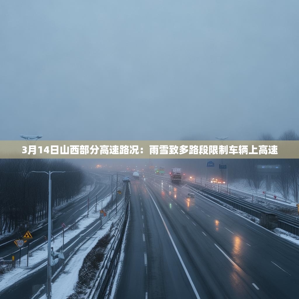 3月14日山西部分高速路况：雨雪致多路段限制车辆上高速