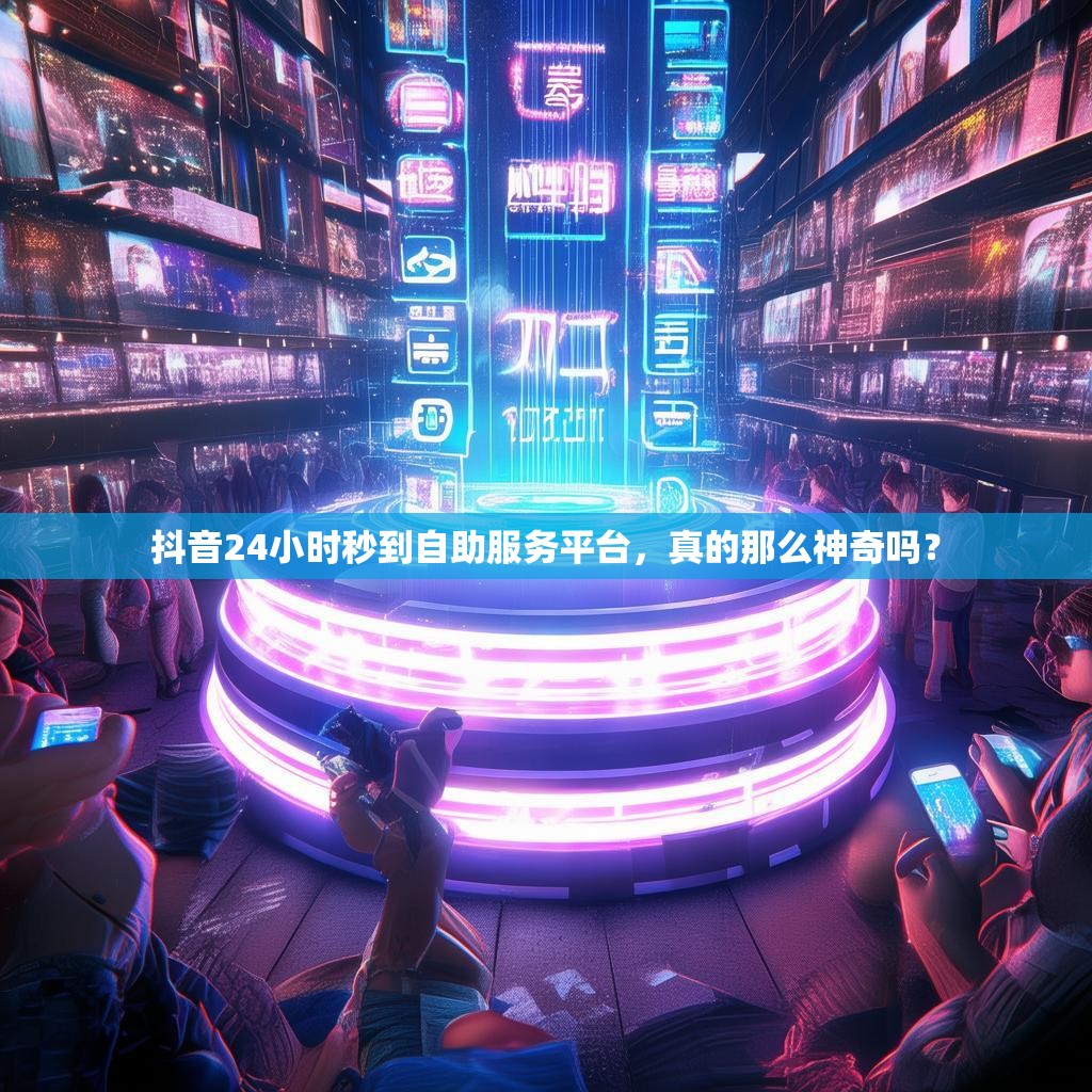 抖音24小时秒到自助服务平台，真的那么神奇吗？