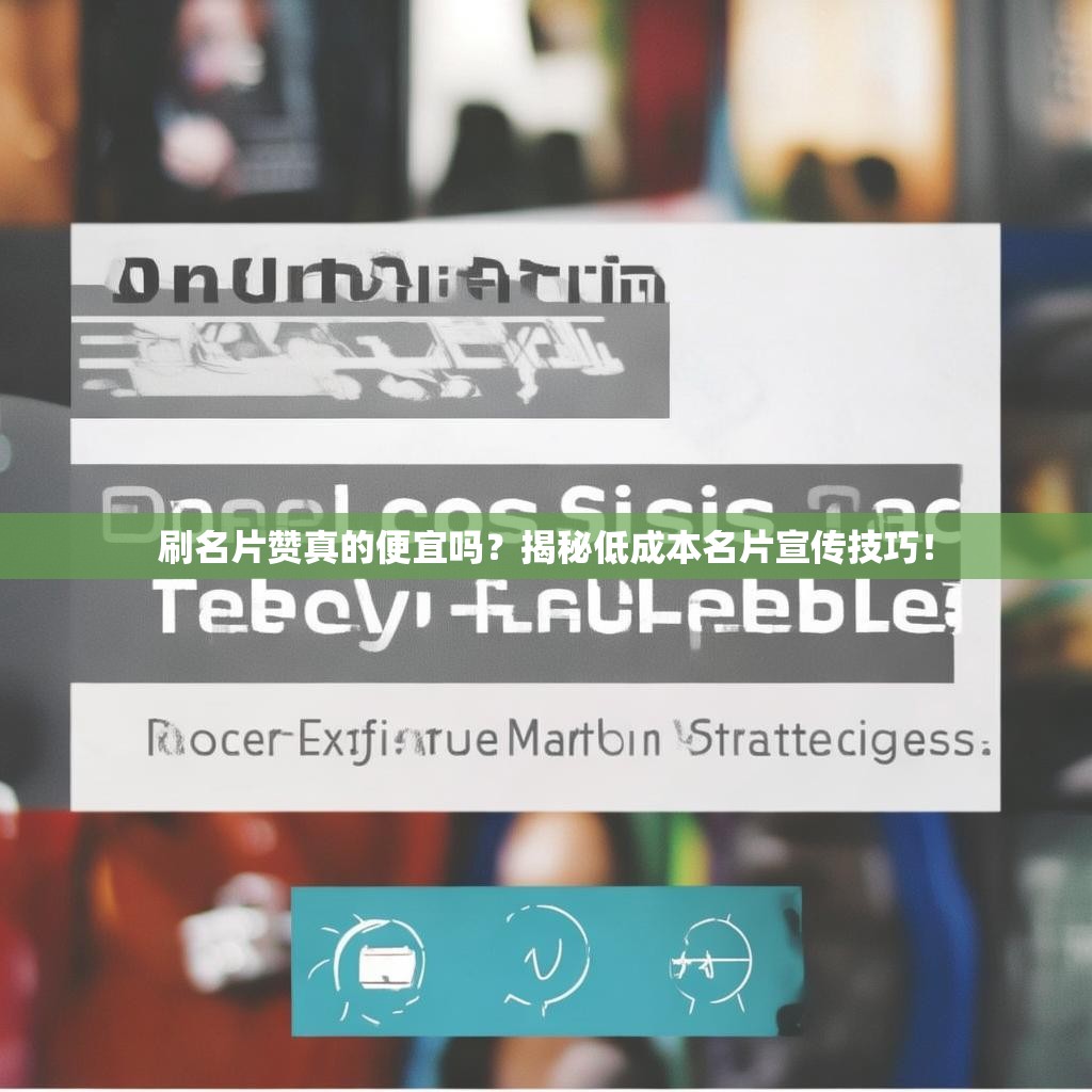 刷名片赞真的便宜吗？揭秘低成本名片宣传技巧！