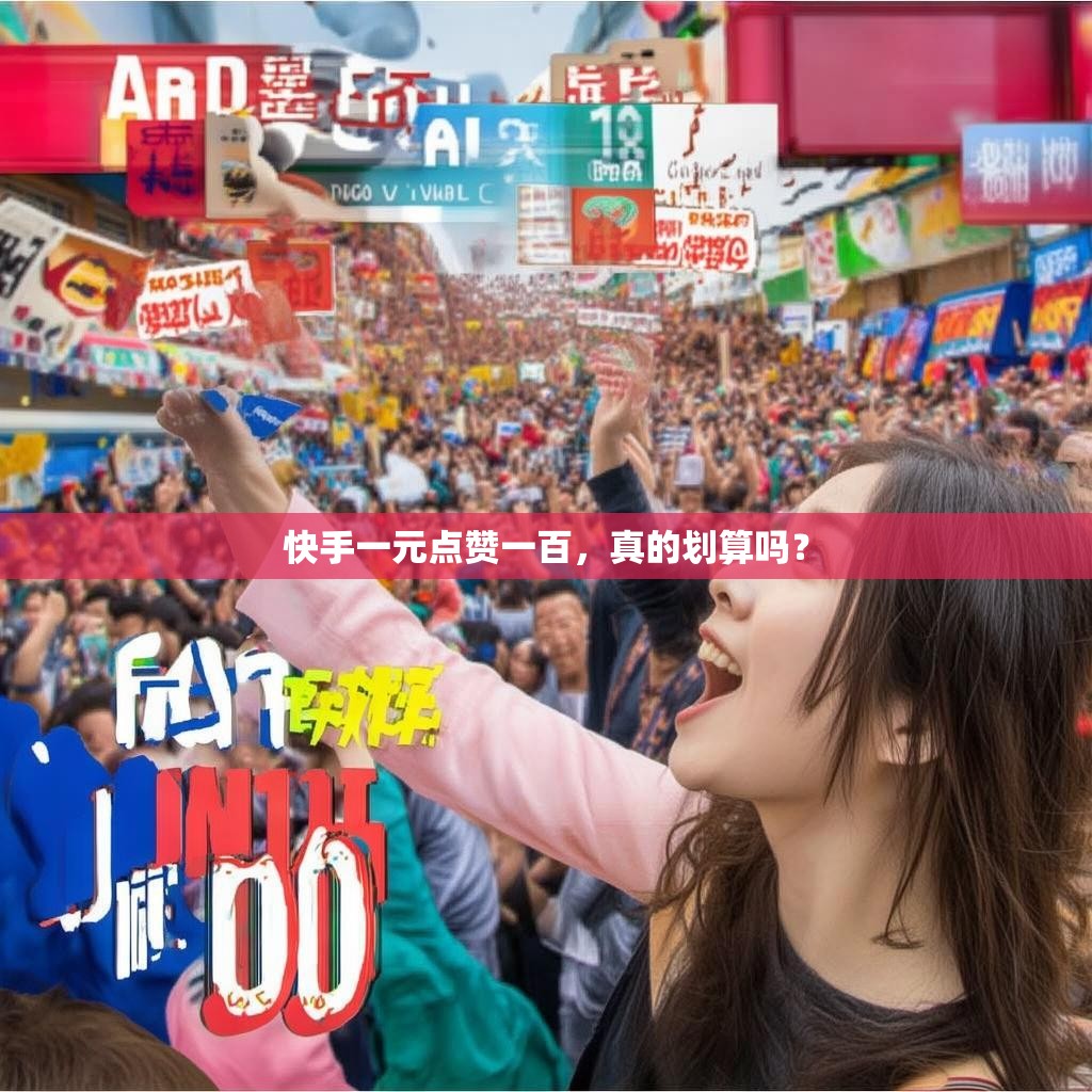 快手一元点赞一百，真的划算吗？