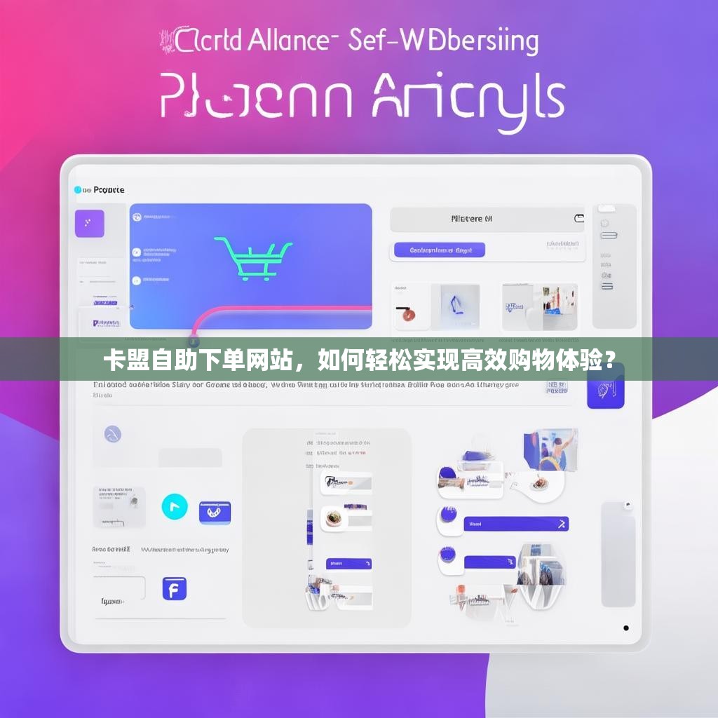 卡盟自助下单网站，如何轻松实现高效购物体验？