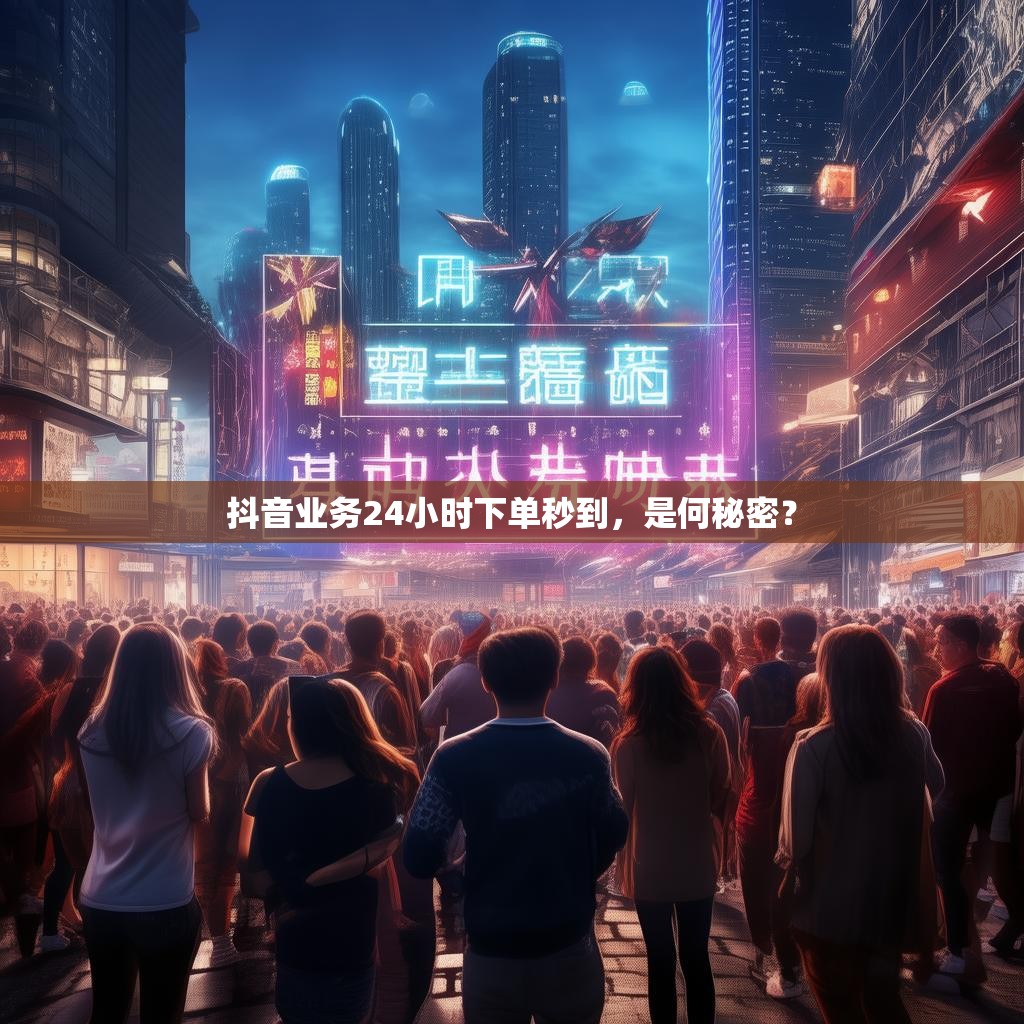 抖音业务24小时下单秒到，是何秘密？