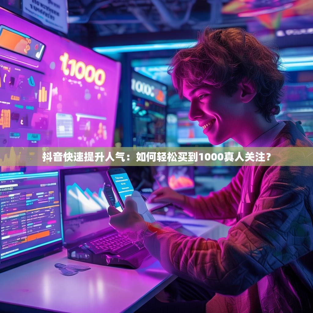 抖音快速提升人气：如何轻松买到1000真人关注？