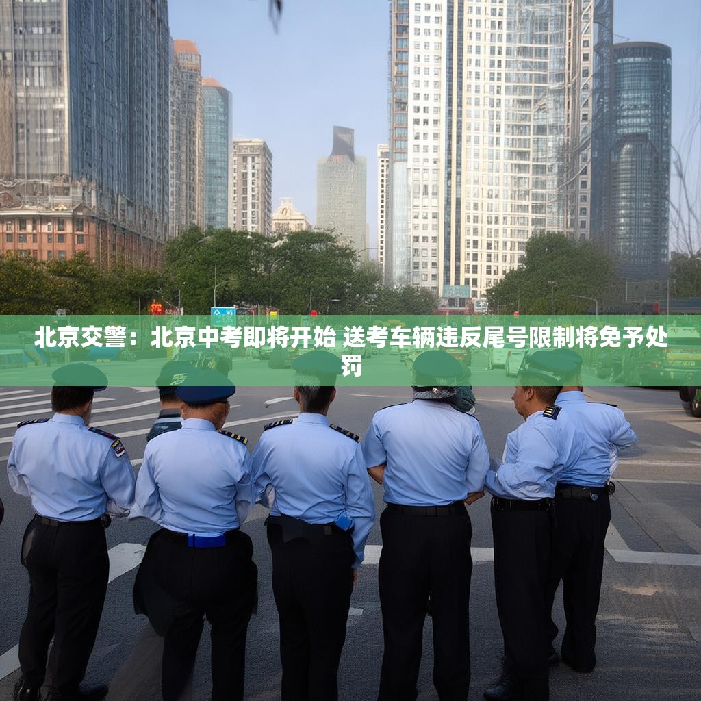 北京交警：北京中考即将开始 送考车辆违反尾号限制将免予处罚