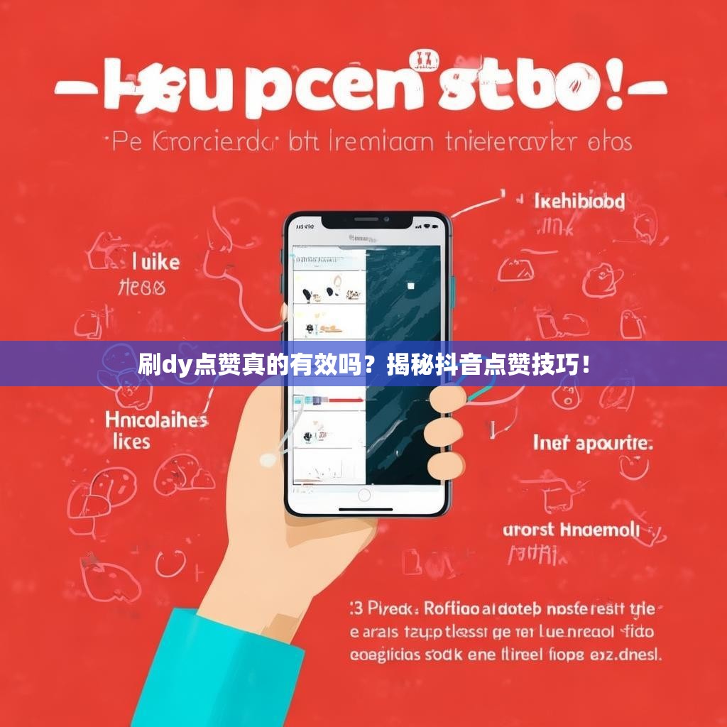 刷dy点赞真的有效吗？揭秘抖音点赞技巧！