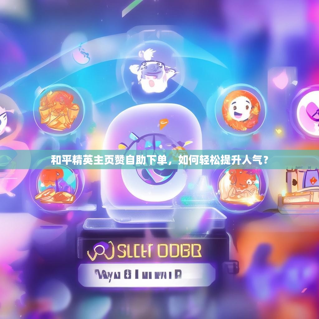 和平精英主页赞自助下单，如何轻松提升人气？