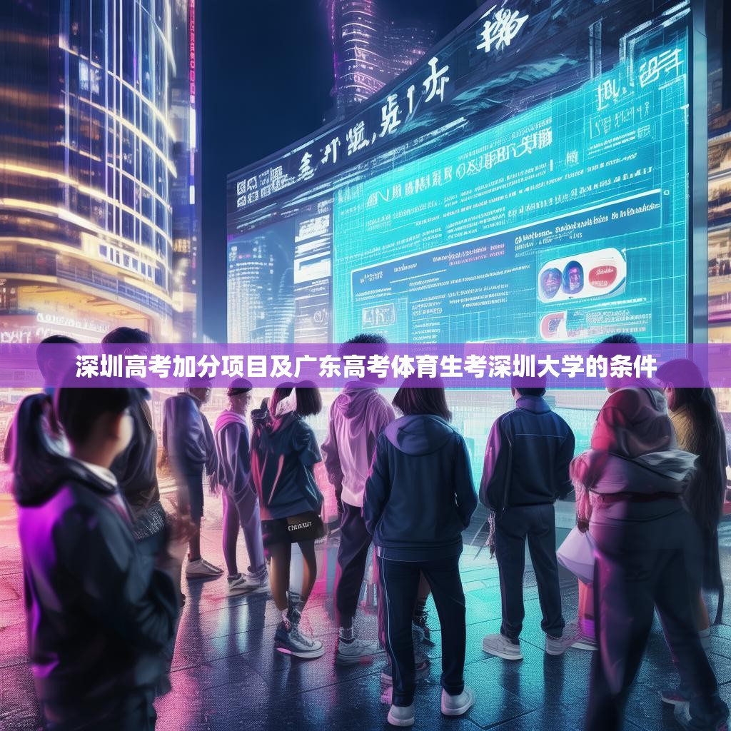 深圳高考加分项目及广东高考体育生考深圳大学的条件