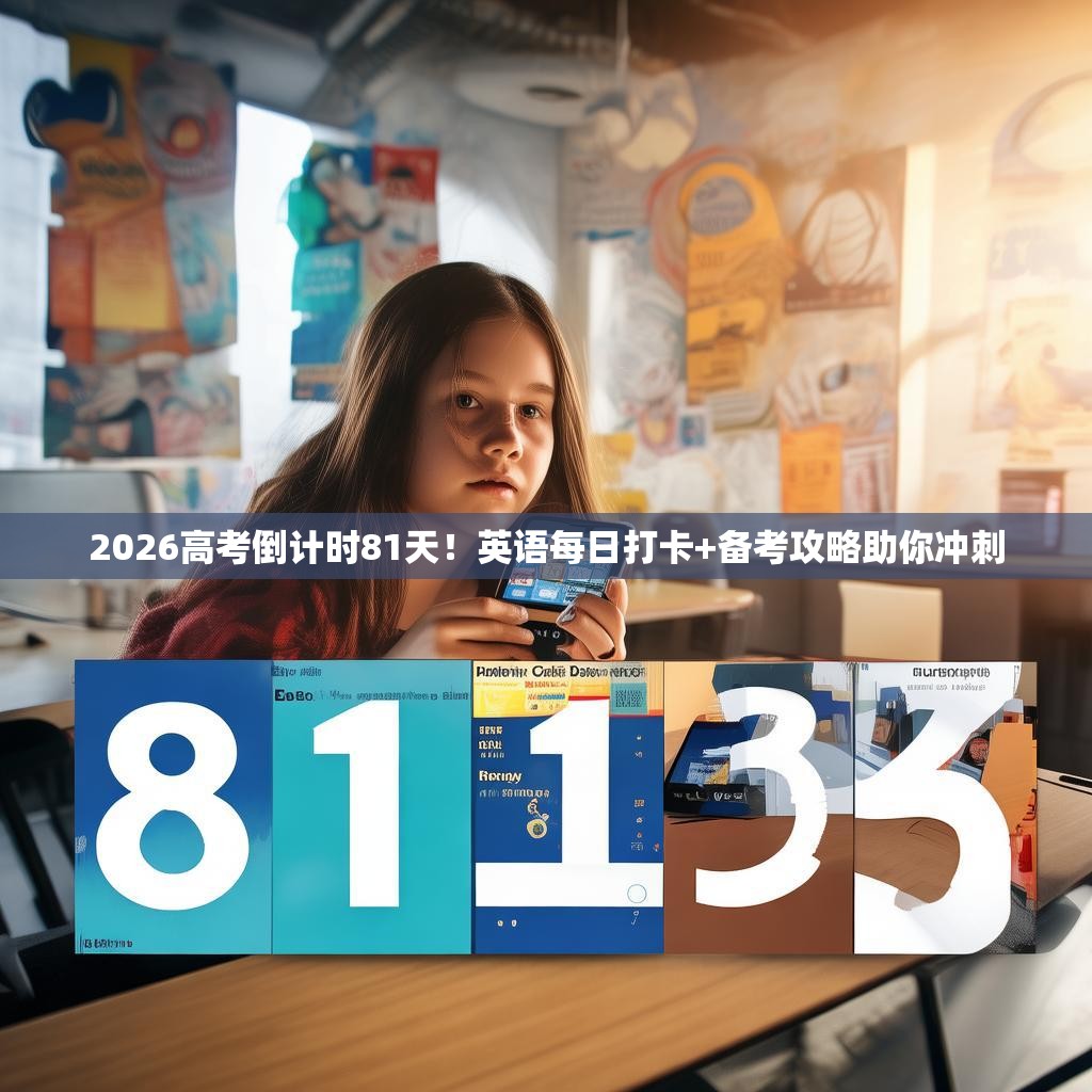 2026高考倒计时81天！英语每日打卡+备考攻略助你冲刺