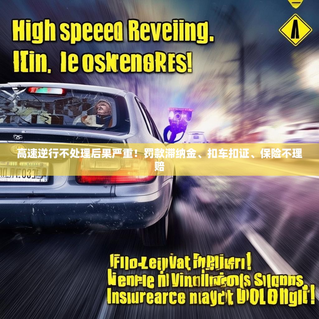 高速逆行不处理后果严重！罚款滞纳金、扣车扣证、保险不理赔