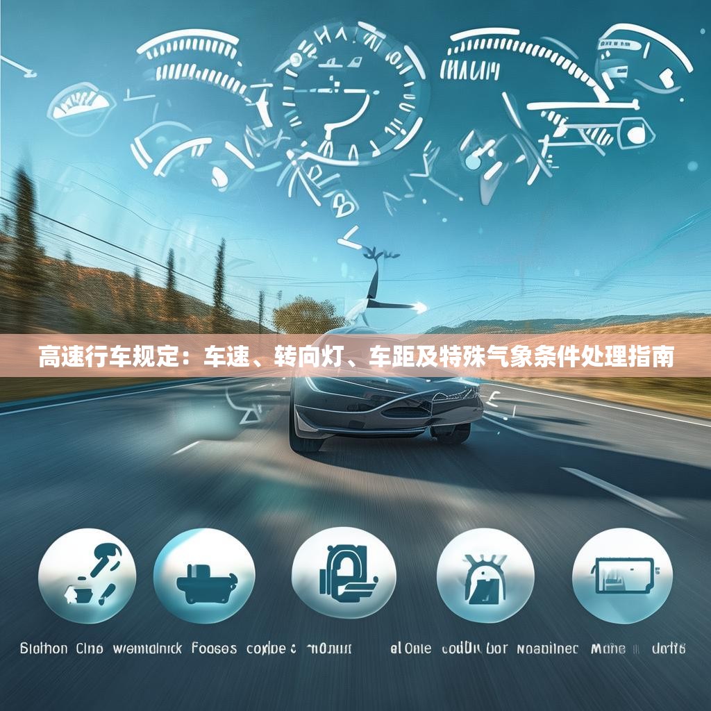 高速行车规定：车速、转向灯、车距及特殊气象条件处理指南