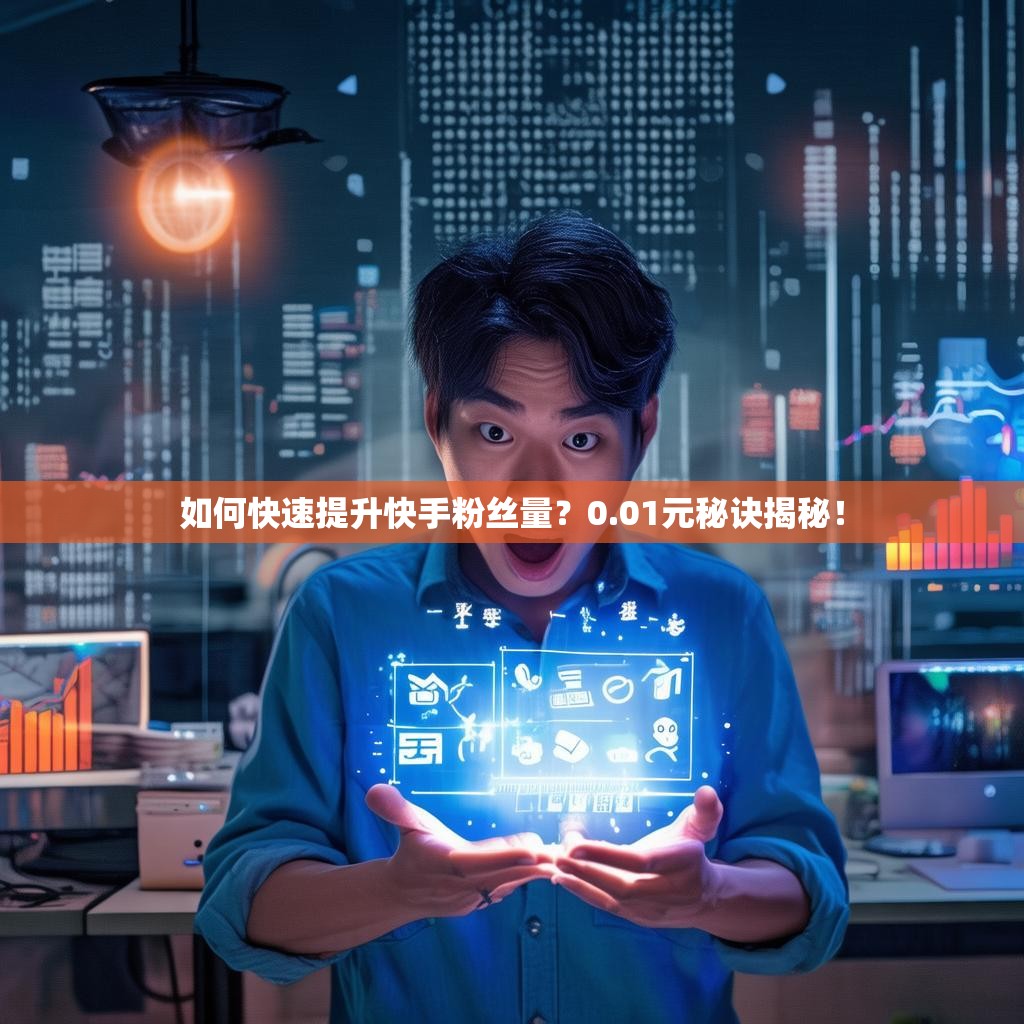 如何快速提升快手粉丝量？0.01元秘诀揭秘！