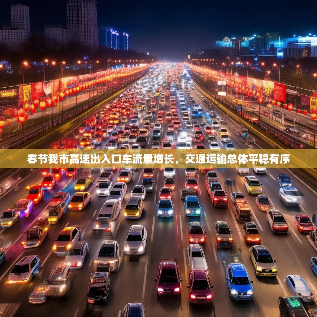 春节我市高速出入口车流量增长，交通运输总体平稳有序