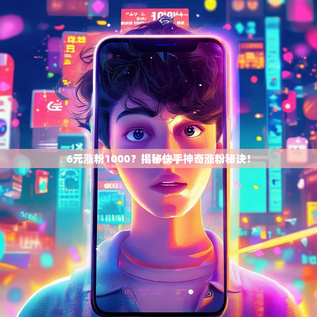 6元涨粉1000？揭秘快手神奇涨粉秘诀！