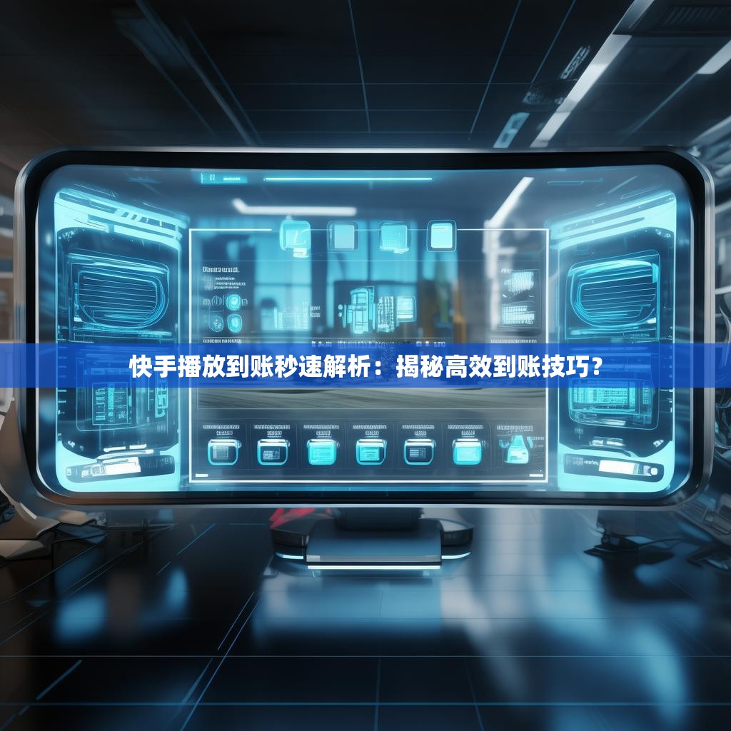 快手播放到账秒速解析：揭秘高效到账技巧？