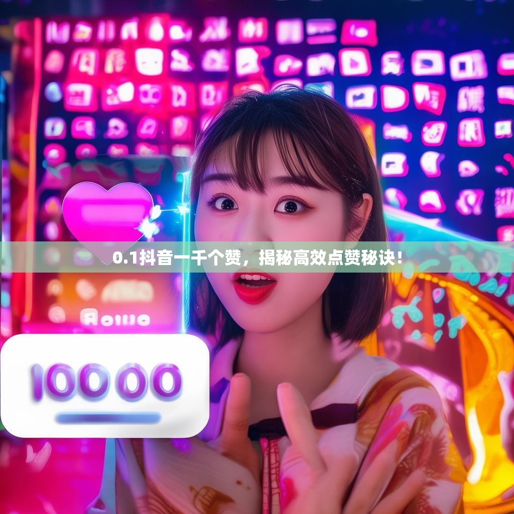 0.1抖音一千个赞，揭秘高效点赞秘诀！