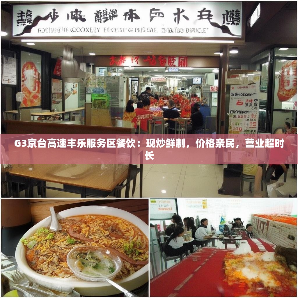 G3京台高速丰乐服务区餐饮：现炒鲜制，价格亲民，营业超时长
