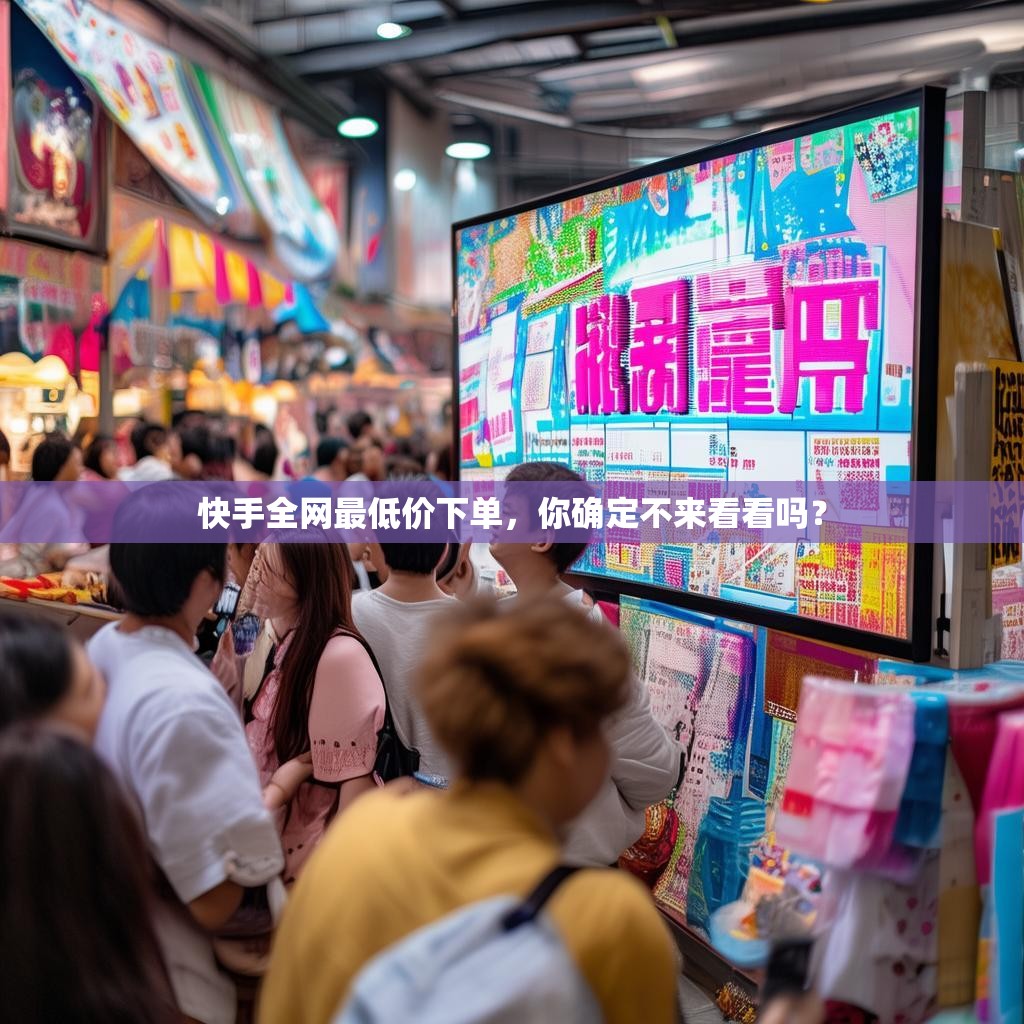 快手全网最低价下单，你确定不来看看吗？