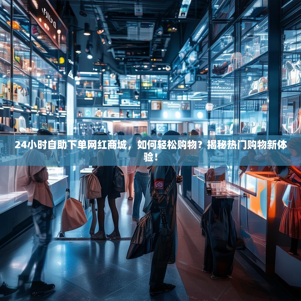 24小时自助下单网红商城，如何轻松购物？揭秘热门购物新体验！