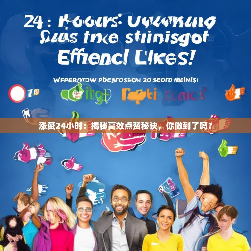 涨赞24小时：揭秘高效点赞秘诀，你做到了吗？